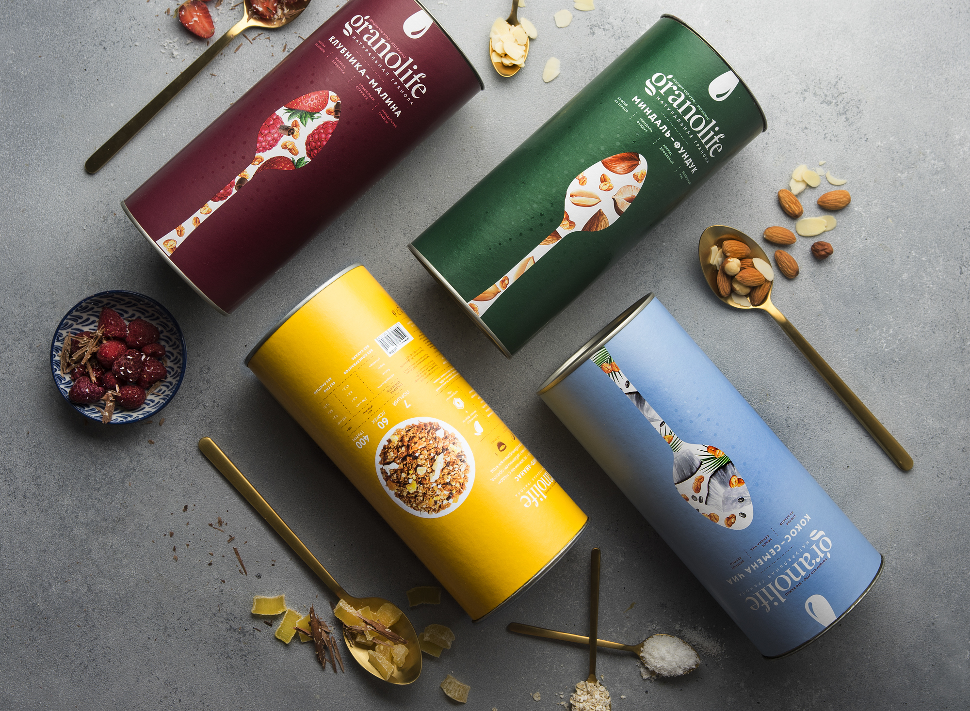 granola packaging design 