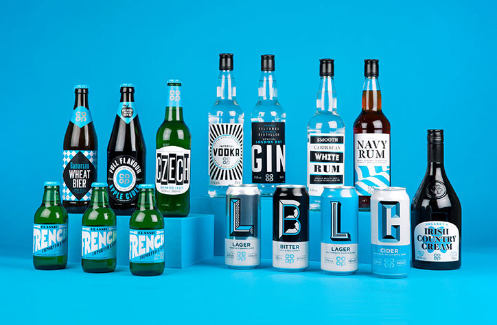 product range co-op packaging design 